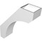 Ekena Millwork 6-in. W x 20-in. D x 24-in. H Legacy Architectural Grade PVC Knee Brace BRCP06X20X24LEC - alternate 5